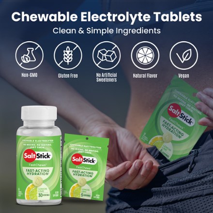 SaltStick FastChews Chewable Electrolyte Tablets - 10 Tablets 2