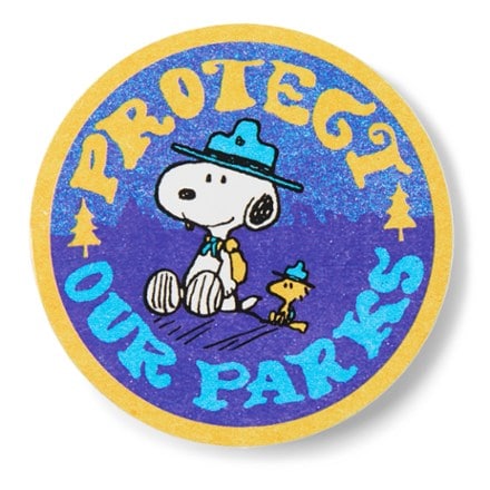 Apply Stickers Protect Our Parks Snoopy Sticker 1