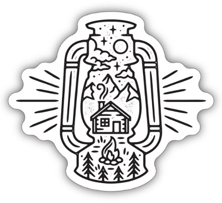 Stickers Northwest Lantern Scene Sticker 0