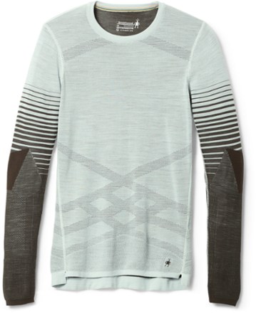 Smartwool Intraknit Thermal Merino Pattern Crew Base Layer Top Women