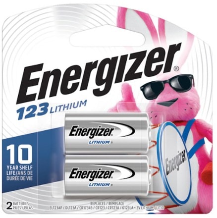 Energizer 123 Lithium Batteries - Package of 2 0