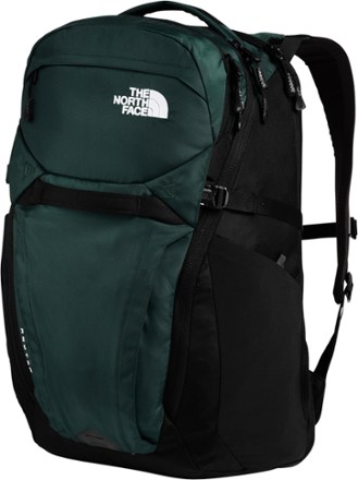 north face backpack green