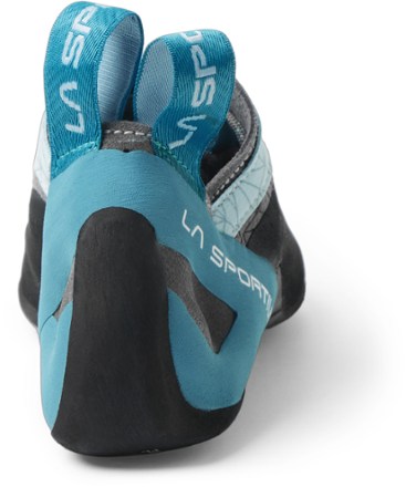 La Sportiva Finale Climbing Shoes - Women's Back view (Clay/Topaz)