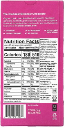 Alter Eco Dark Chocolate Truffle Thins 1