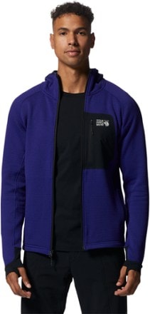 Mountain Hardwear Polartec Power Grid Full-Zip Fleece Hoodie - Men's 3