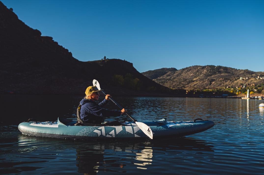 Location Image for Platte Inflatable Kayak with Paddle