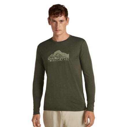 Icebreaker Merino 150 Tech Lite Long-Sleeve T-Shirt Aoraki Explorer - Men's 1