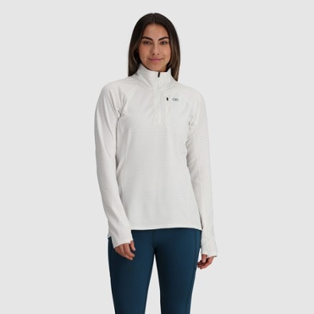 Outdoor Research Vigor Grid Fleece Quarter-Zip Pullover - Women's 1