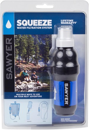 Sawyer Squeeze Water Filter System Packaging
