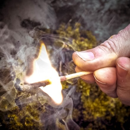 UCO Stormproof Matches - Package of 2 In use (None)