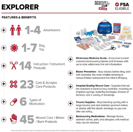 Adventure Medical Kits Mountain Series Explorer Medical Kit 7