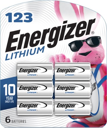 Energizer 123 Lithium Batteries - Package of 6 0
