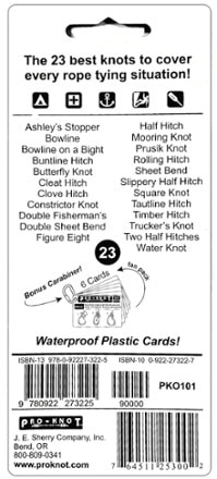  Outdoor Knots - Waterproof Plastic Fan Pack 1