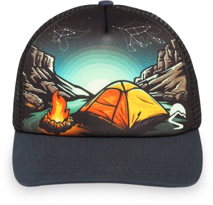 Sunday Afternoons Campfire Trucker Hat 1