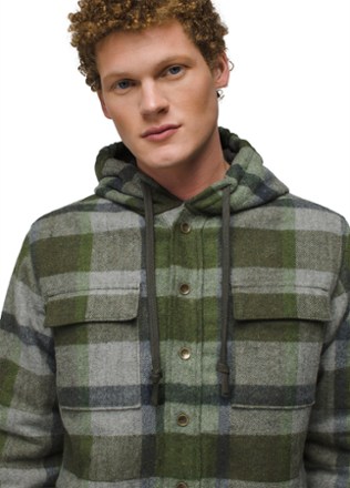 prAna Asgard Hooded Flannel Shirt Jacket - Men's 4