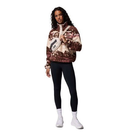 Columbia Helvetia II Cropped Half-Snap Fleece Pullover - Women's