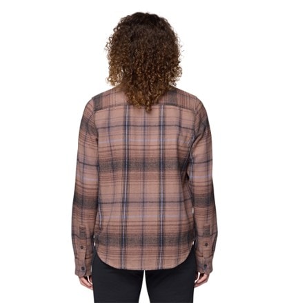 On Body Image of color Wild Taupe Wyoming Plaid