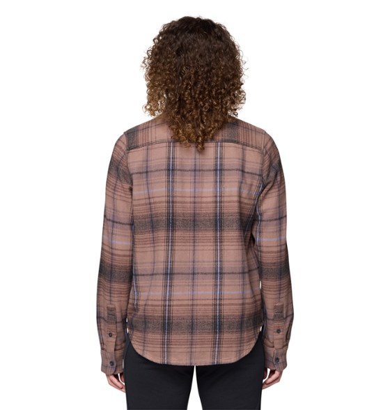 On Body Image of color Wild Taupe Wyoming Plaid