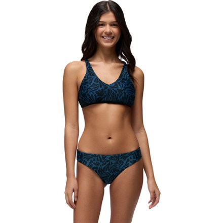 prAna Mallorca Reversible Swimsuit Bottoms - Women's BLACK SEAWEED (Top not included)