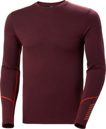 Helly Hansen Lifa Merino Midweight Crew Base Layer Top - Mens