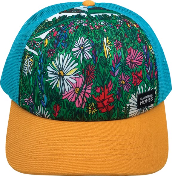 Detail Image of color Mt Rainier Bloom/Carmel/Aqua