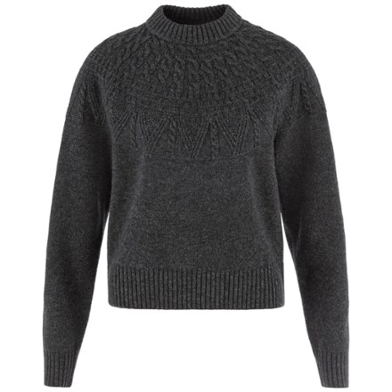 Fjallraven Fjallraven Women's Ovik Solid Jacquard Knit Sweater  Gray L - $160.00 at REI.com