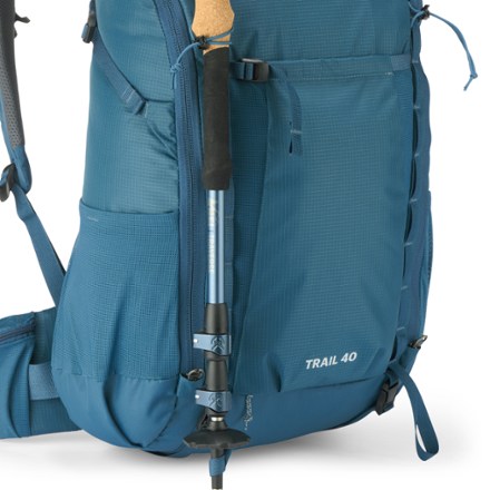 REI Co-op Trail 40 Pack - Men's Trekking pole attachments