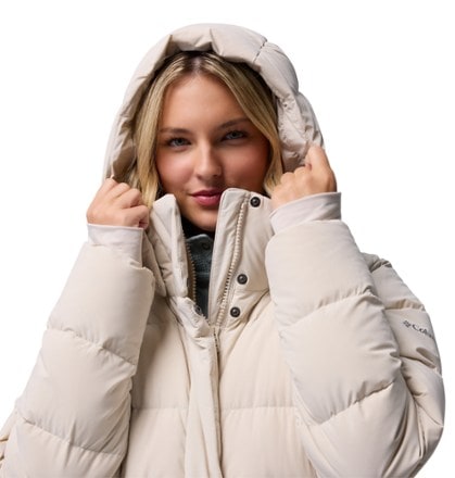 Columbia Amaze Puff Long Down Hooded Jacket - Women's 8