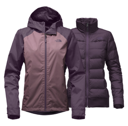 north face 3 in 1 womens jacket 