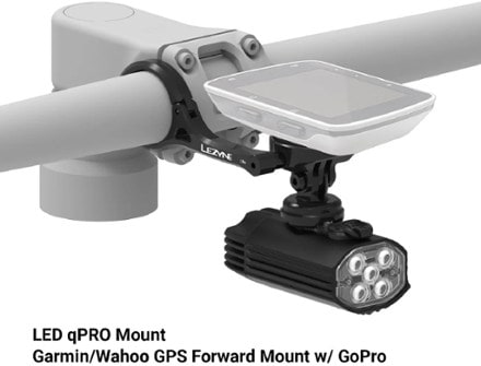 Lezyne Garmin/Wahoo GPS Forward Mount with GoPro GoPro not included