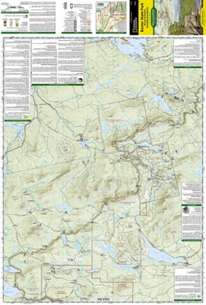 National Geographic Baxter State Park Topographic Map 1