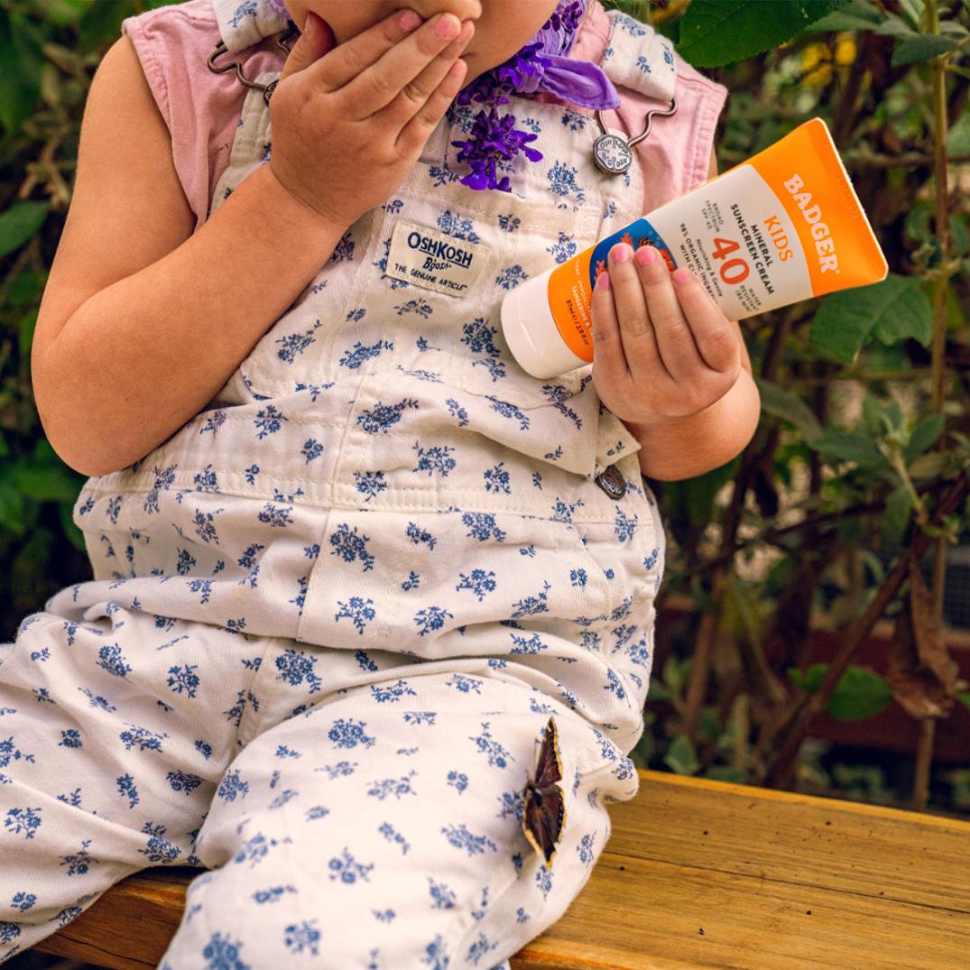 Location Image for SPF 40 Kids' Mineral Sunscreen Cream - 2.9 fl. oz.