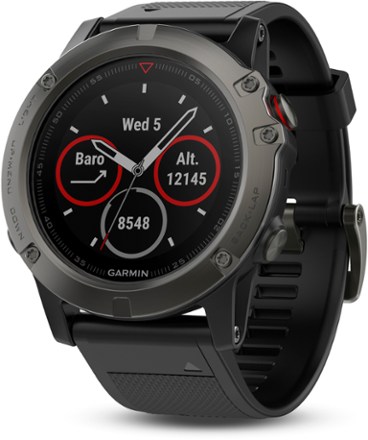 garmin fenix 5x plus 51mm sapphire multisport gps watch