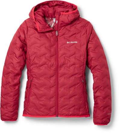 columbia delta ridge down hooded jacket womens
