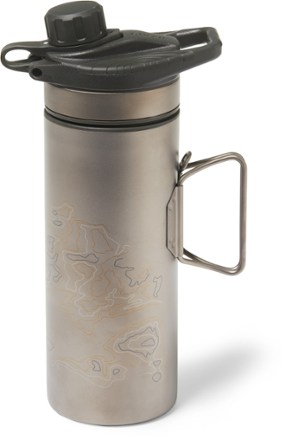 GeoPress Ti Water Filter and Purifier Bottle - 24 fl. oz.