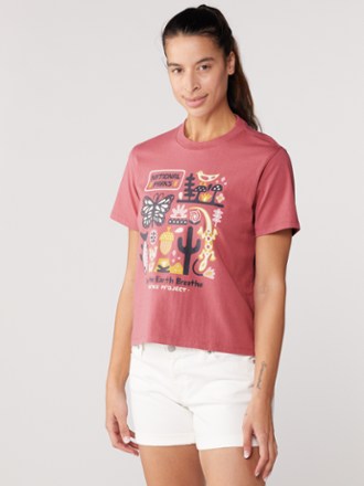 Parks Project Earth Breathe Collage T-Shirt - Women's 1