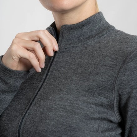 Arms of Andes 300 Lightweight Alpaca Wool Half-Zip Base Layer Top - Women's 3