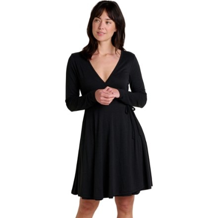 Toad&Co Freesia Long-Sleeve Wrap Dress - Women's 0
