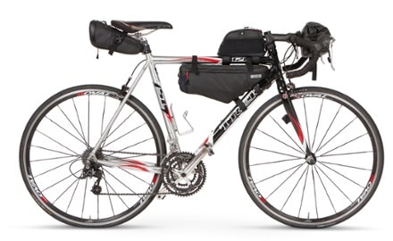 Two Wheel Gear Commute Top Tube Stash Bag - Black Recycled 9