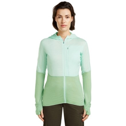 Icebreaker Merino Blend 200 RealFleece Descender Long-Sleeve Zip Hoodie - Women's 1