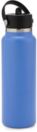 Hydro Flask Wide-Mouth Vacuum Water Bottle with Flex Straw Cap - 40 fl. oz. Back view