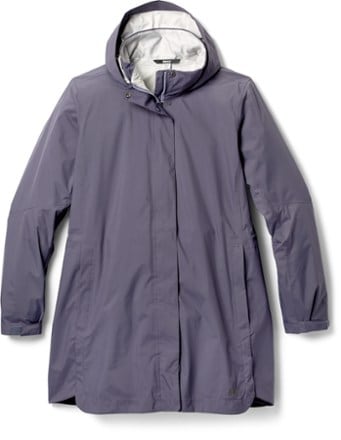 REI Co-op Rainier Long Line Rain Jacket - Women's Plus Sizes |