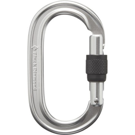 Black Diamond Oval Keylock Screwgate Carabiner 0