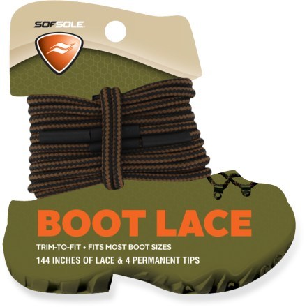 Sof Sole Trim-to-Fit Boot Laces  