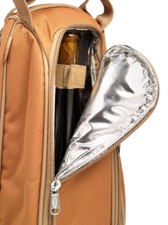 Wine bottle detail (not included)