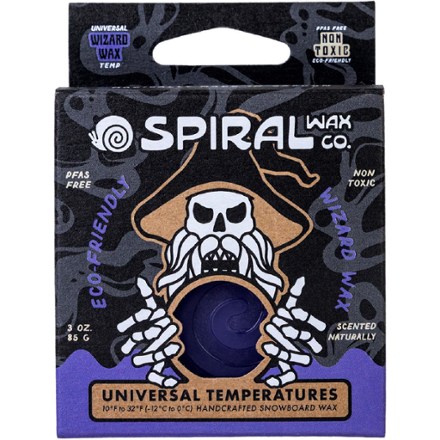 Spiral Wax Co. Wizard Wax Universal-Temp Snowboard Wax 1