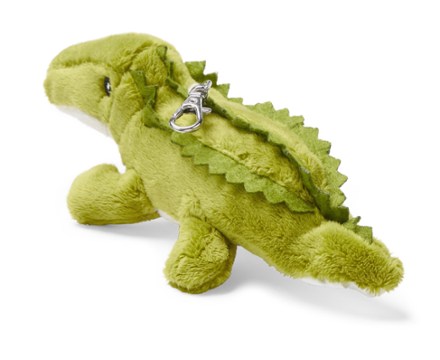 Puzzled Stylish Plush Backpack, Alligator