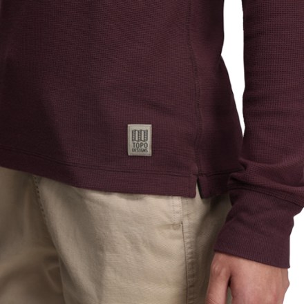 Topo Designs Global Waffle Henley Shirt - Women's 6
