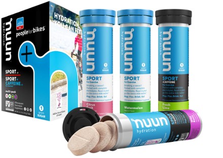 NUUN Sport People for Bikes Mixed Hydration Tablets - Package of 4 0