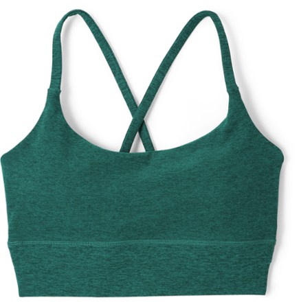 NEW! CRZ Yoga Bra LONGLINE TOGA BRA Ivy Green Size Small